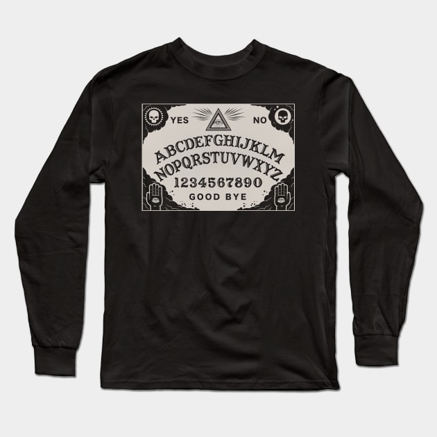 Ouija Board Long Sleeve T-Shirt by BeeryMethod